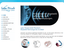 Tablet Screenshot of labor-muessle.de